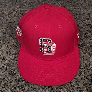 New Era X SAN DIEGO PADRES Fourth of July USA Signature 59FIFTY Fitted 7 1/8 Men